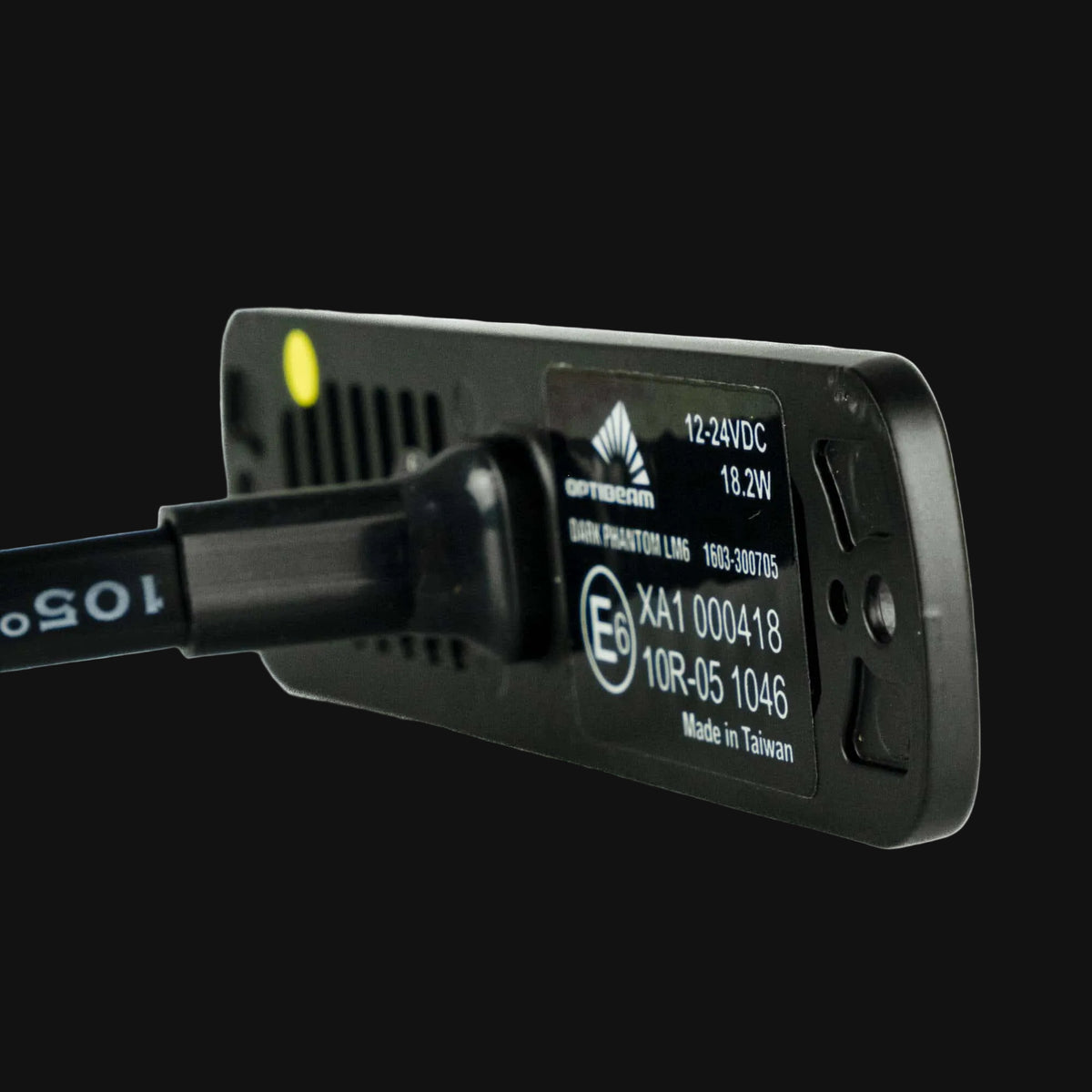 Optibeam Dark Phantom LM6 Blixtljus Orange