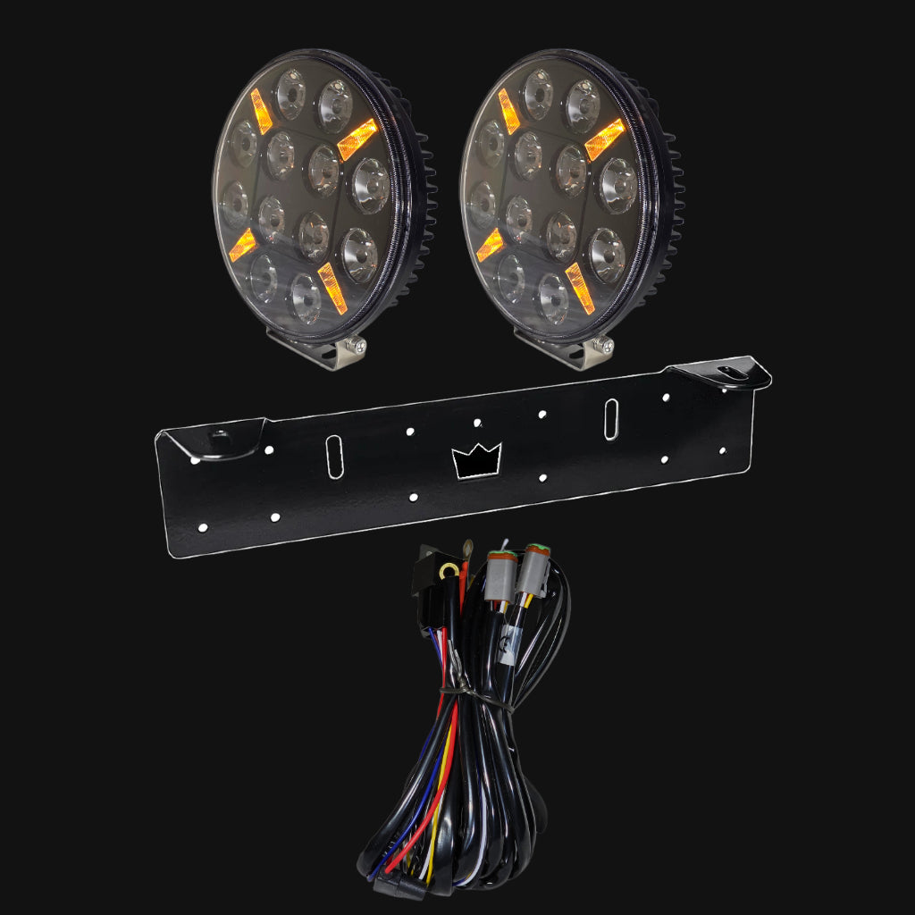 Visolum Cross 9" | Extraljus paket 2 st