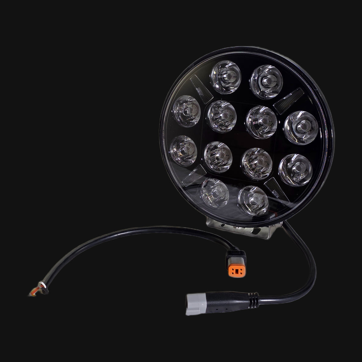 Visolum Cross 9" | Runda Led-Extraljus 120w