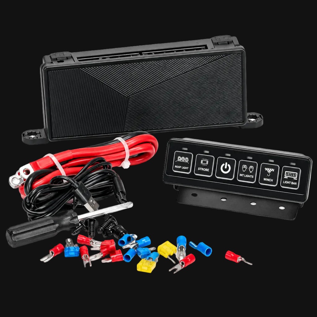Luxtar Switch Panel | 6 Channel | 12-24V DC