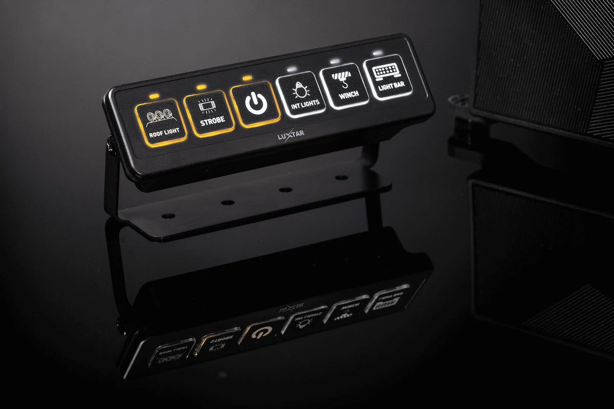 Luxtar Switch Panel | 6 Channel | 12-24V DC