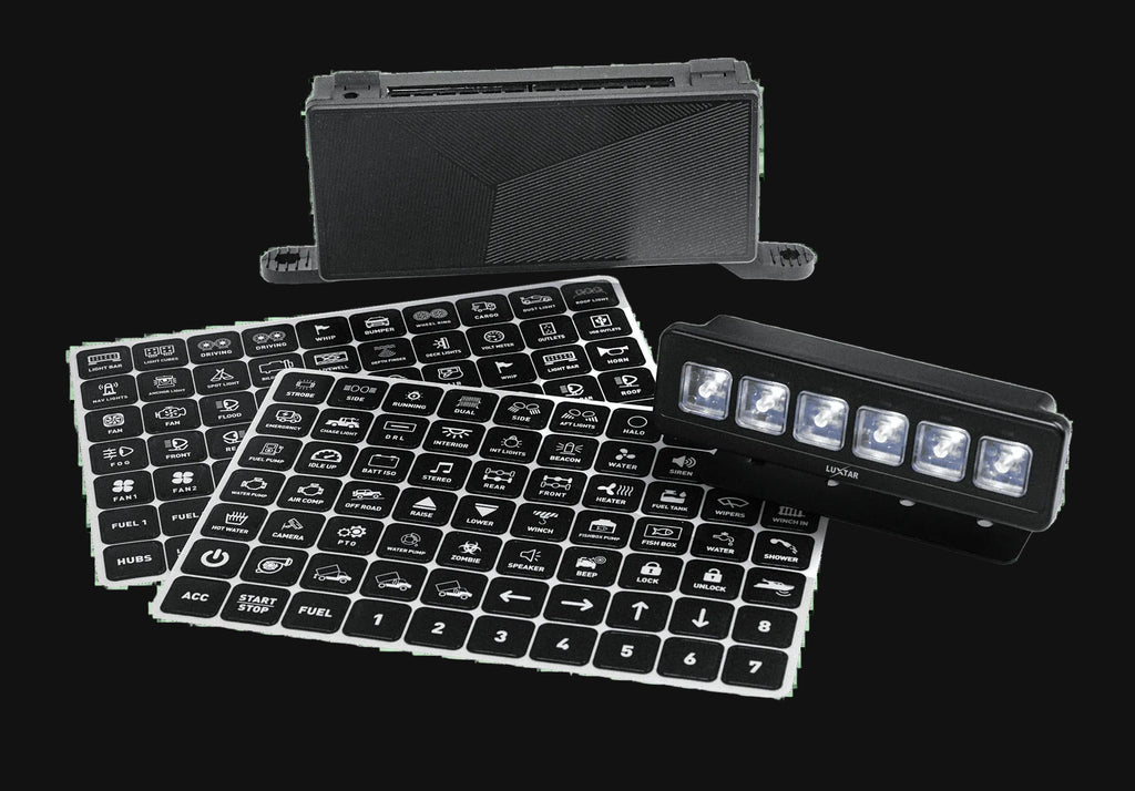 Luxtar Switch Panel | 6 Channel | 12-24V DC
