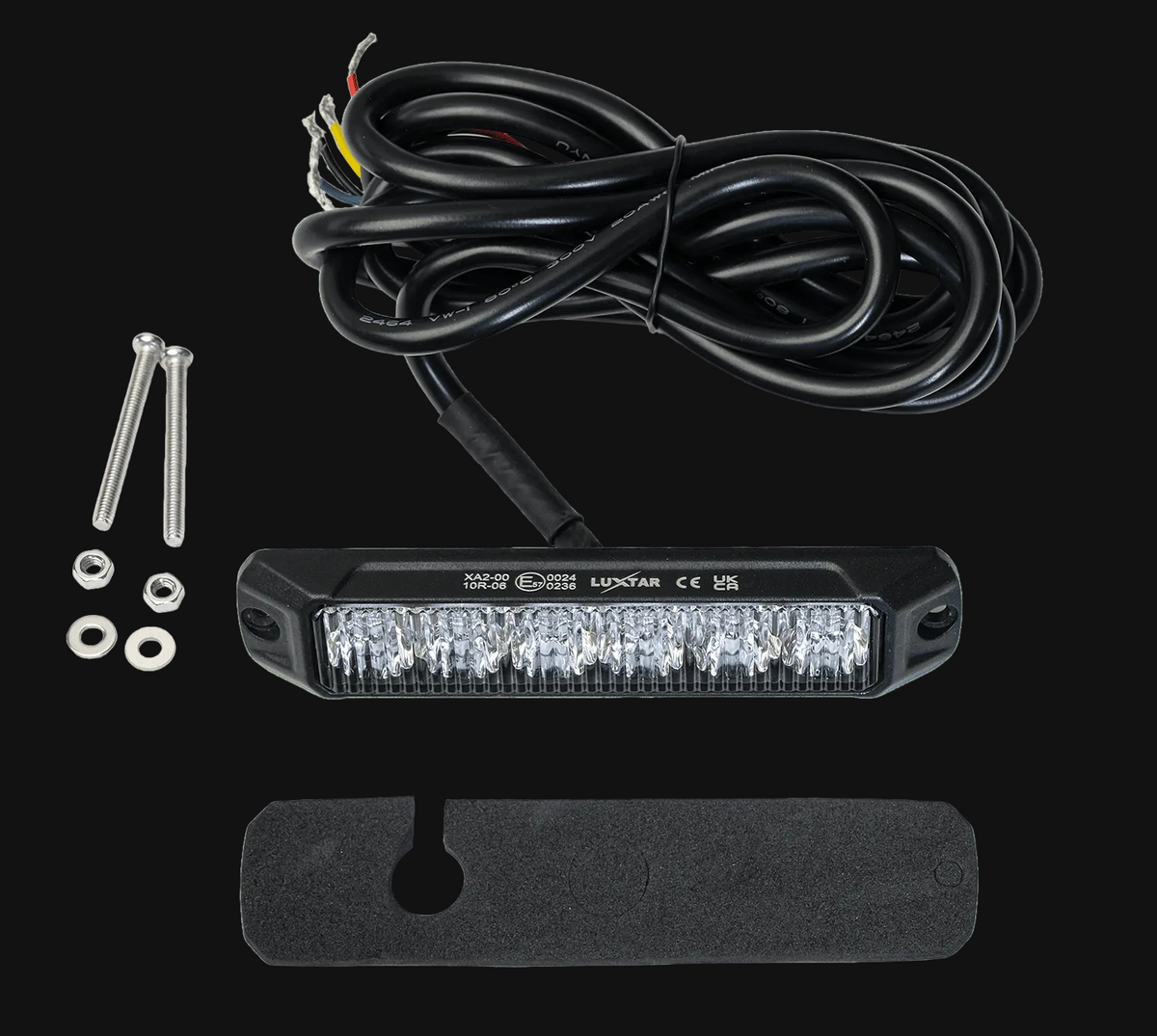 Luxtar OptiFlux | Warning Light | Amber 6 LED