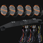 Visolum Vulcan 9" | Extraljus paket 5st | Rallyfemma