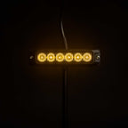 Luxtar OptiFlux | Warning Light | Amber 6 LED