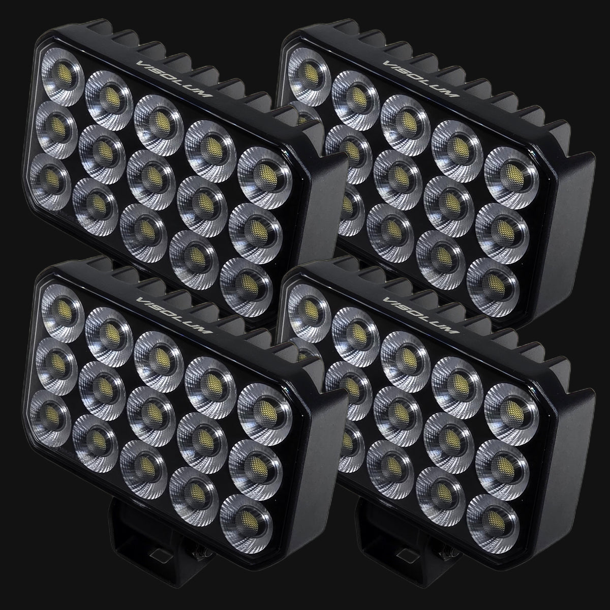Visolum Tasker 6" Triple | Led-Arbetsbelysning 90w